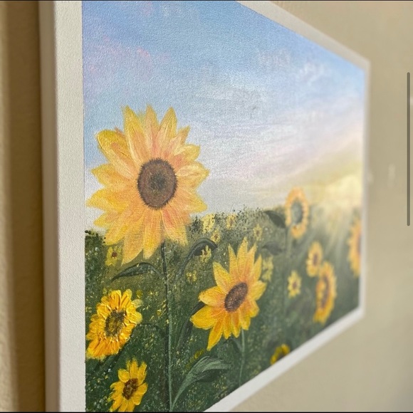 Sunflower field painting - Picture 3 of 3